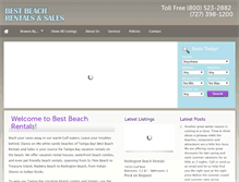 Tablet Screenshot of floridabestbeachrentals.com